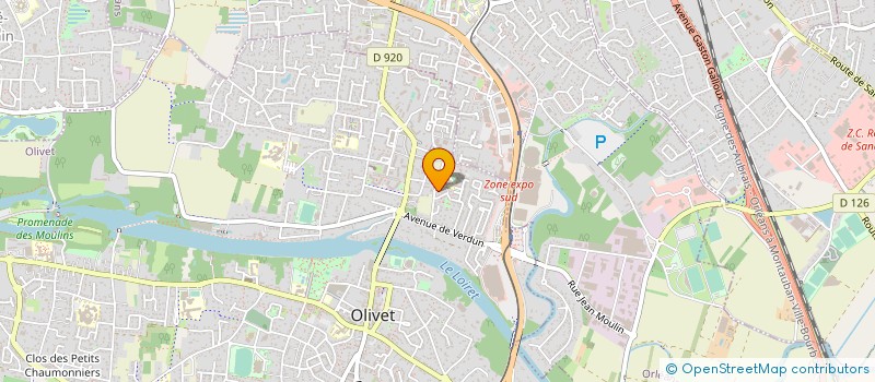 localisation de l'entreprise MONSIEUR ANTOINE REMUSAT à OLIVET