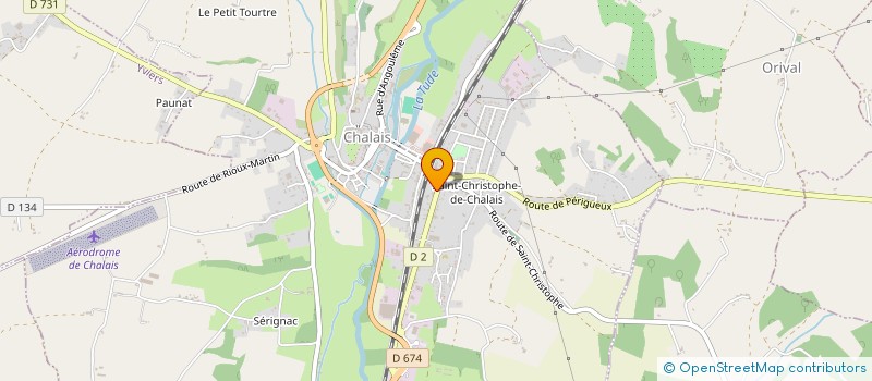 localisation de l'entreprise MONSIEUR ANTOINE RENARD à CHALAIS