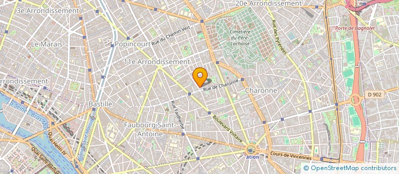 localisation de l'entreprise MONSIEUR ANTOINE RENARD  PARIS