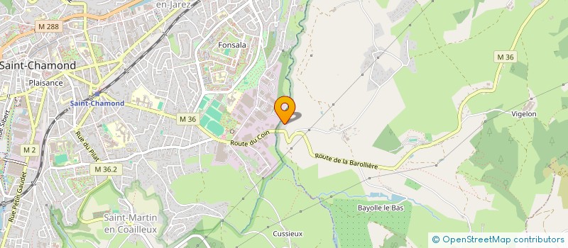 localisation de l'entreprise MONSIEUR ANTOINE RENARD  SAINT-CHAMOND