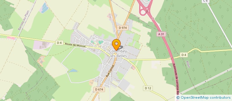 localisation de l'entreprise MONSIEUR ANTOINE RENK  COLOMBEY-LES-BELLES