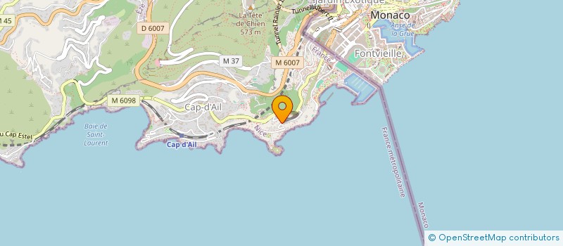 localisation de l'entreprise MONSIEUR ANTOINE RENY  CAP-D'AIL