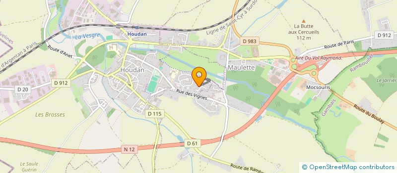 localisation de l'entreprise MONSIEUR ANTOINE REY  HOUDAN