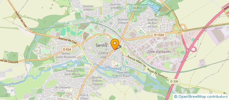 localisation de l'entreprise MONSIEUR ANTOINE REYNIER  SENLIS