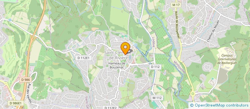 localisation de l'entreprise MONSIEUR ANTOINE RICHARD  SAINT-CLEMENT-DE-RIVIERE