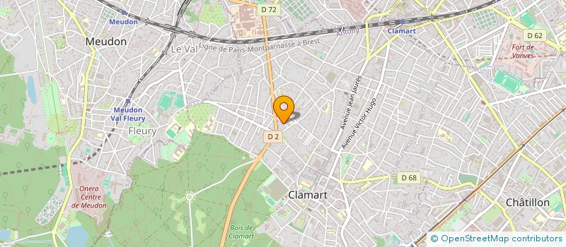 localisation de l'entreprise MONSIEUR ANTOINE RICHARD  CLAMART