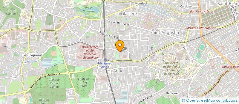 localisation de l'entreprise MONSIEUR ANTOINE RICHE  BORDEAUX