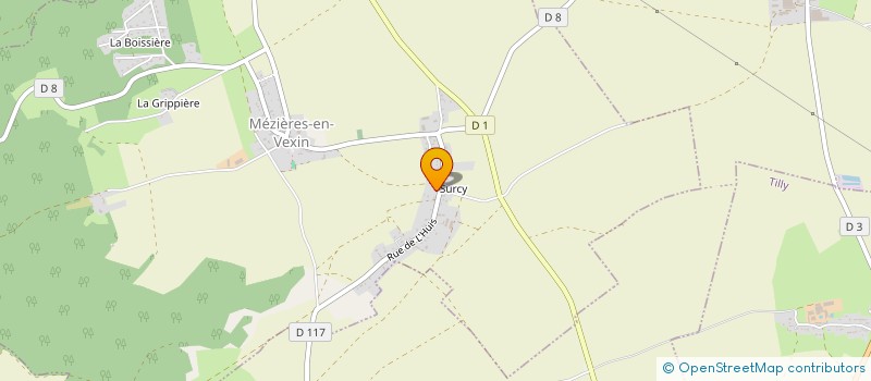 localisation de l'entreprise MONSIEUR ANTOINE RICHET  MEZIERES-EN-VEXIN