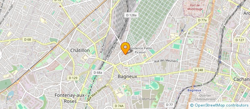 localisation de l'entreprise MONSIEUR ANTOINE RICHICHI-VERGNE à BAGNEUX