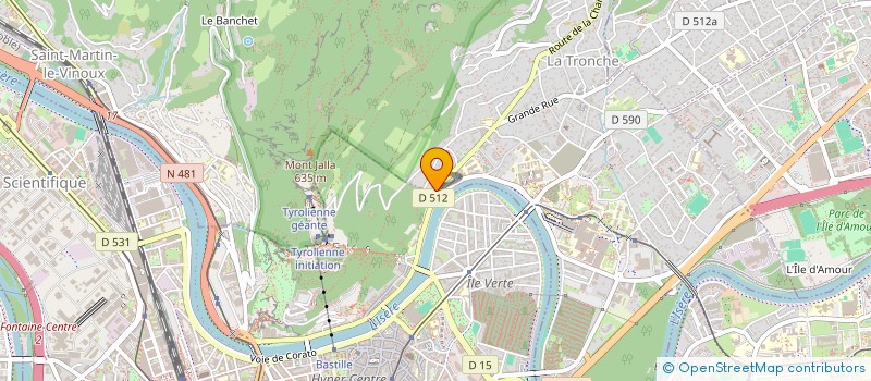 localisation de l'entreprise MONSIEUR ANTOINE RICO  LA TRONCHE