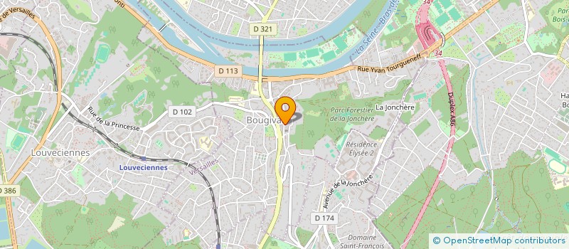 localisation de l'entreprise MONSIEUR ANTOINE RICORDEAU  BOUGIVAL