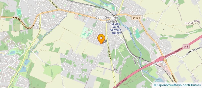 localisation de l'entreprise MONSIEUR ANTOINE RICOSSE  SAINT-GERMAIN-SUR-MORIN