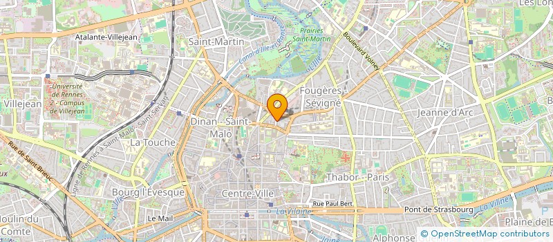 localisation de l'entreprise MONSIEUR ANTOINE RIDEAU  RENNES