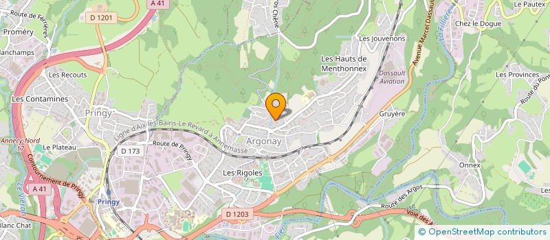 localisation de l'entreprise MONSIEUR ANTOINE RIFIN  ARGONAY