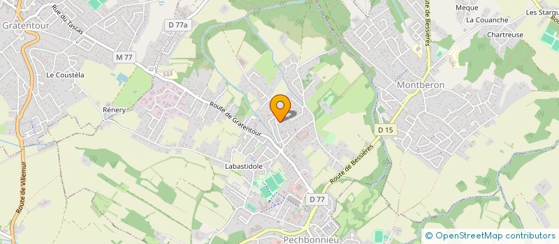 localisation de l'entreprise MONSIEUR ANTOINE RIGAIL  PECHBONNIEU