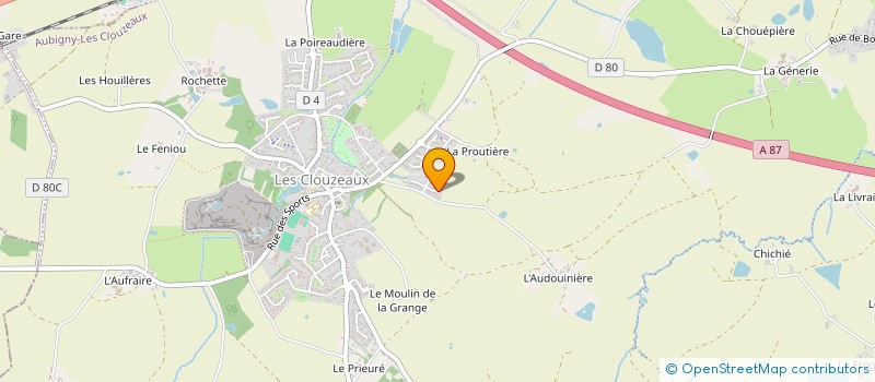 localisation de l'entreprise MONSIEUR ANTOINE RIGAUDEAU à AUBIGNY-LES CLOUZEAUX