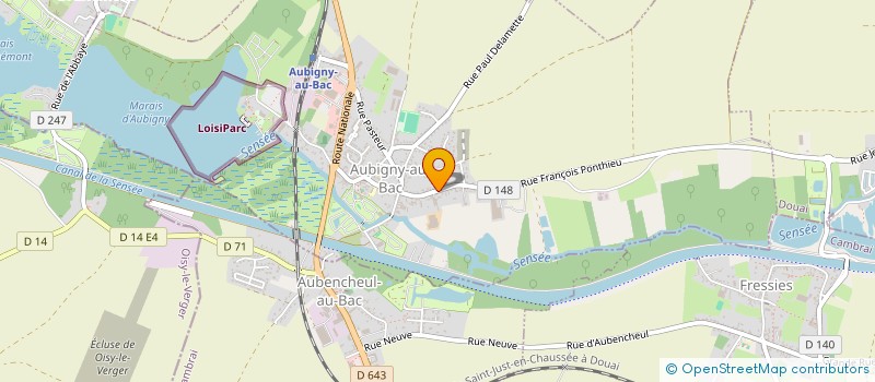 localisation de l'entreprise MONSIEUR ANTOINE RIGAUT  AUBIGNY-AU-BAC