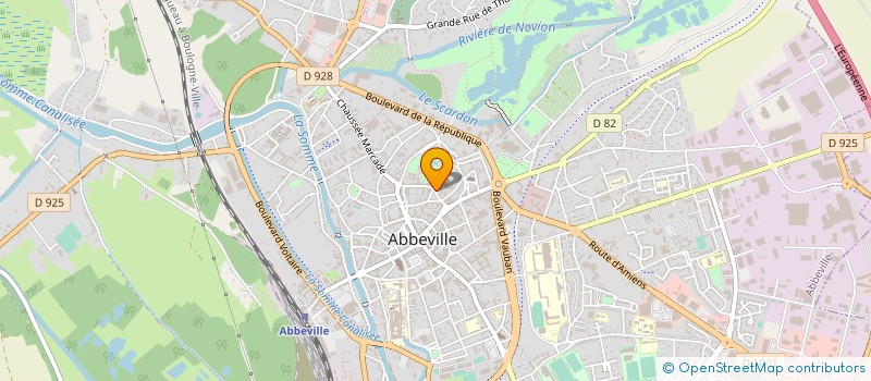localisation de l'entreprise MONSIEUR ANTOINE RITZ  ABBEVILLE