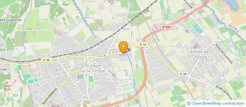 localisation de l'entreprise MONSIEUR ANTOINE RIVAUD  ENTRAIGUES-SUR-LA-SORGUE