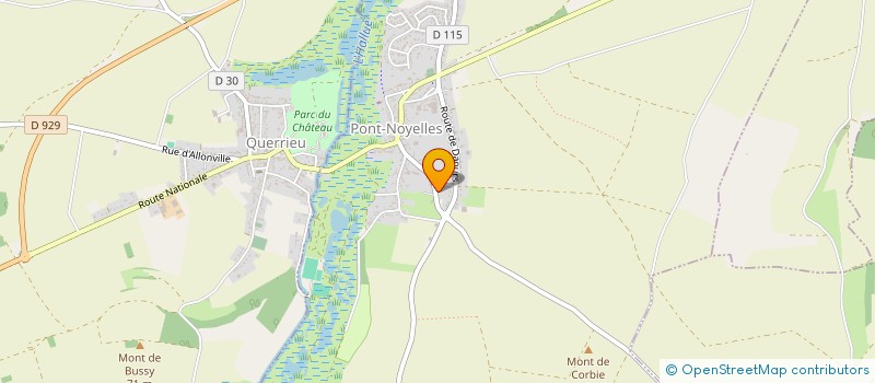 localisation de l'entreprise MONSIEUR ANTOINE RIVAUX  PONT-NOYELLES