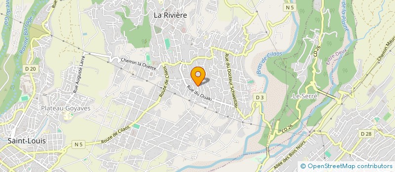 localisation de l'entreprise MONSIEUR ANTOINE RIVIERE à SAINT-LOUIS