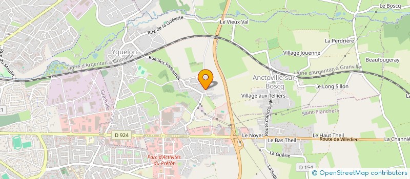 localisation de l'entreprise MONSIEUR ANTOINE ROBBE  YQUELON