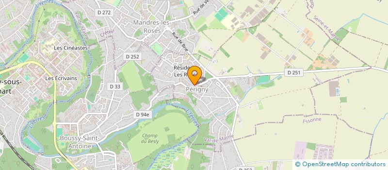 localisation de l'entreprise MONSIEUR ANTOINE ROBERRINI  PERIGNY