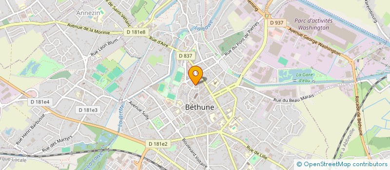 localisation de l'entreprise MONSIEUR ANTOINE ROBERT à BETHUNE