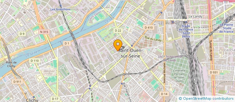 localisation de l'entreprise MONSIEUR ANTOINE ROBERT à SAINT-OUEN-SUR-SEINE
