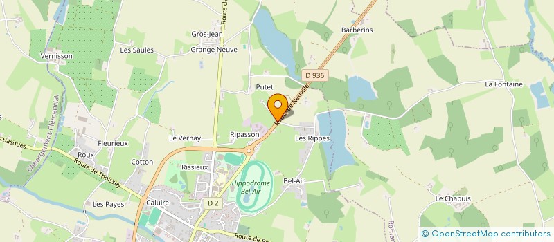 localisation de l'entreprise MONSIEUR ANTOINE ROBIN  CHATILLON-SUR-CHALARONNE