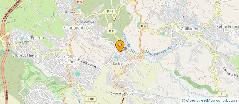 localisation de l'entreprise MONSIEUR ANTOINE ROBIN  SAINT-PAUL