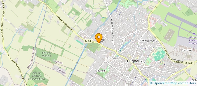 localisation de l'entreprise MONSIEUR ANTOINE ROBINET  CUGNAUX