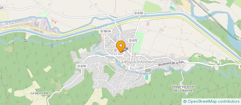 localisation de l'entreprise MONSIEUR ANTOINE ROCCHI  LA ROQUE-D'ANTHERON