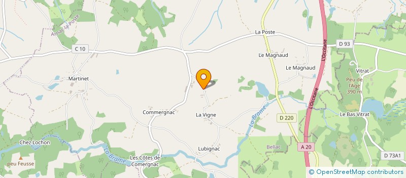 localisation de l'entreprise MONSIEUR ANTOINE ROCHE à ARNAC-LA-POSTE
