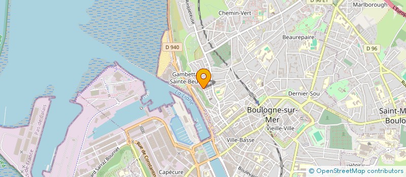 localisation de l'entreprise MONSIEUR ANTOINE ROCHOY  BOULOGNE-SUR-MER