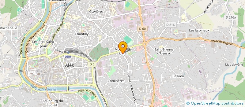 localisation de l'entreprise MONSIEUR ANTOINE RODRIGUEZ à ALES
