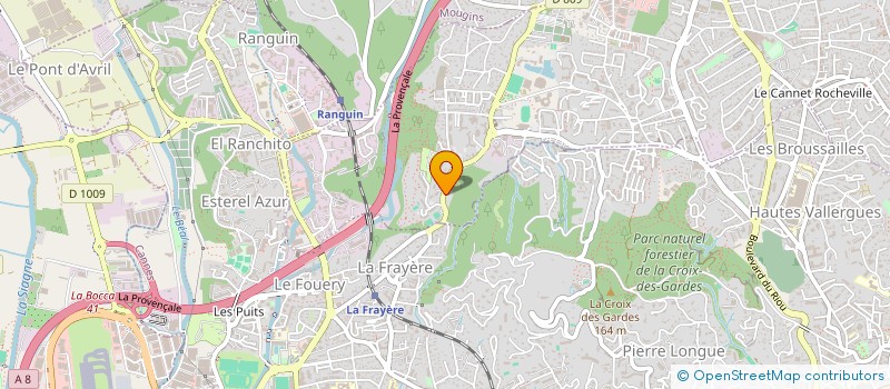 localisation de l'entreprise MONSIEUR ANTOINE ROGANO à LE CANNET