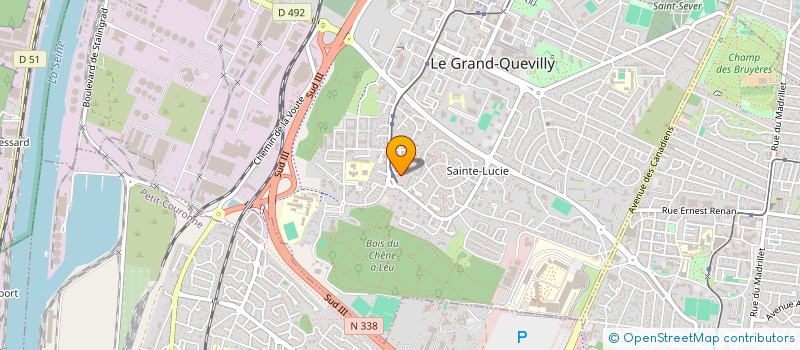 localisation de l'entreprise MONSIEUR ANTOINE ROGE à LE GRAND-QUEVILLY
