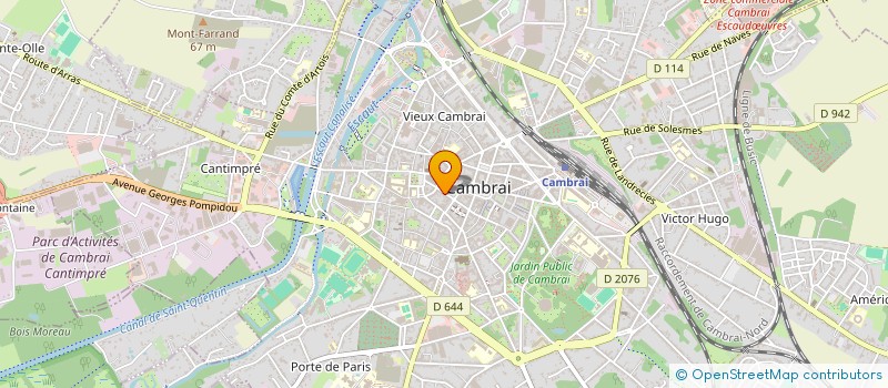 localisation de l'entreprise MONSIEUR ANTOINE ROGEAU  CAMBRAI