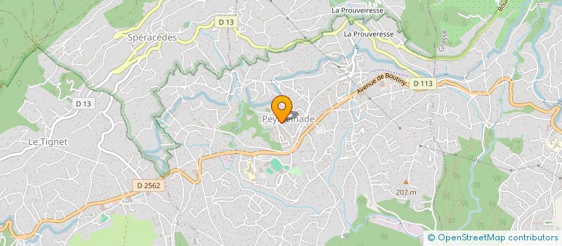 localisation de l'entreprise MONSIEUR ANTOINE ROGGE  PEYMEINADE