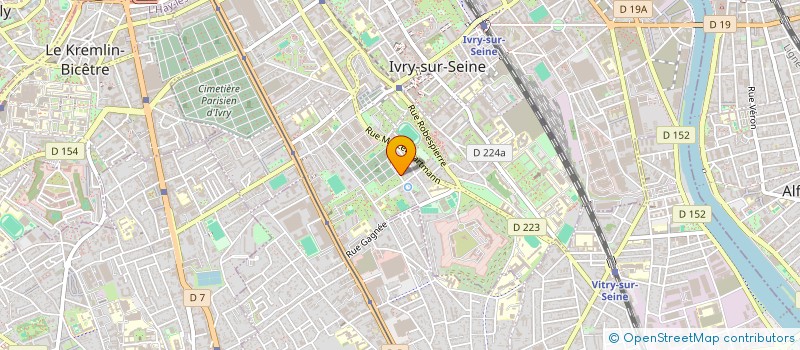 localisation de l'entreprise MONSIEUR ANTOINE ROLLOT  IVRY-SUR-SEINE