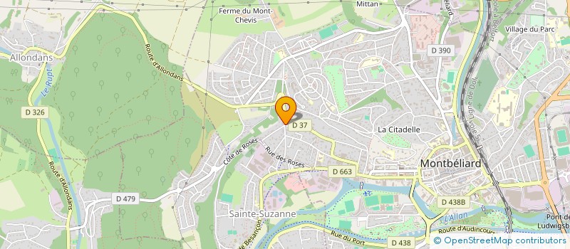 localisation de l'entreprise MONSIEUR ANTOINE ROMAIN à MONTBELIARD
