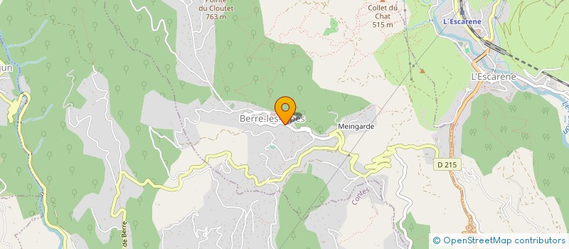 localisation de l'entreprise MONSIEUR ANTOINE ROMANGONI à BERRE-LES-ALPES