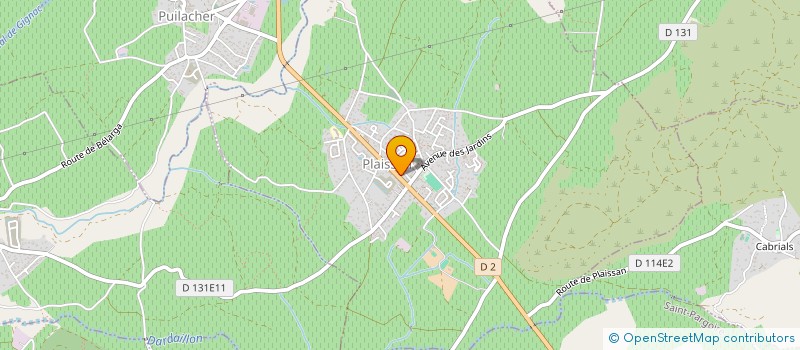 localisation de l'entreprise MONSIEUR ANTOINE ROQUEBLAVE à PLAISSAN