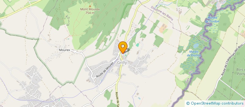 localisation de l'entreprise MONSIEUR ANTOINE ROSE  GRILLY