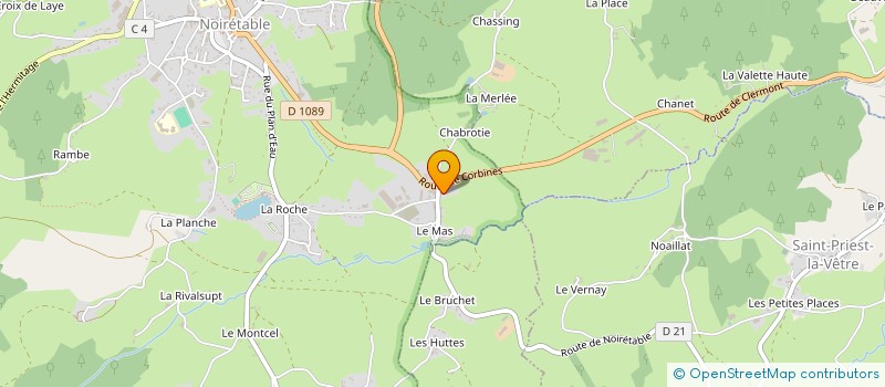 localisation de l'entreprise MONSIEUR ANTOINE ROSE  SAINT-JEAN-LA-VETRE