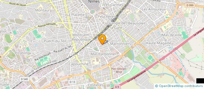 localisation de l'entreprise MONSIEUR ANTOINE ROSSI  NIMES