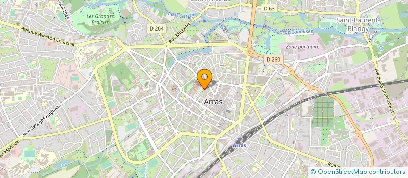 localisation de l'entreprise MONSIEUR ANTOINE ROSZAK à ARRAS
