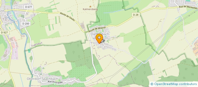 localisation de l'entreprise MONSIEUR ANTOINE ROTH  DIEFFENBACH-LES-WRTH