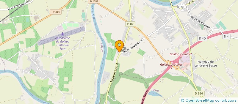 localisation de l'entreprise MONSIEUR ANTOINE ROUANET  BRENS